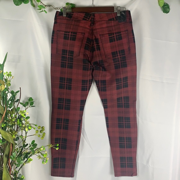 ❌TRADED❌ Dylan George Plaid Stretchy Skinny Pants - Picture 14 of 16